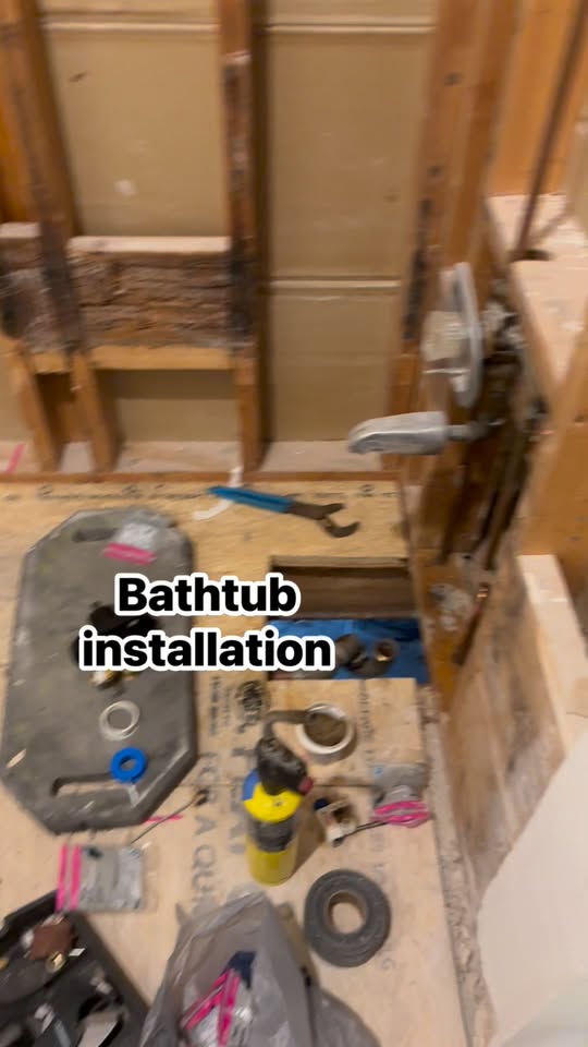 Bathtub installation