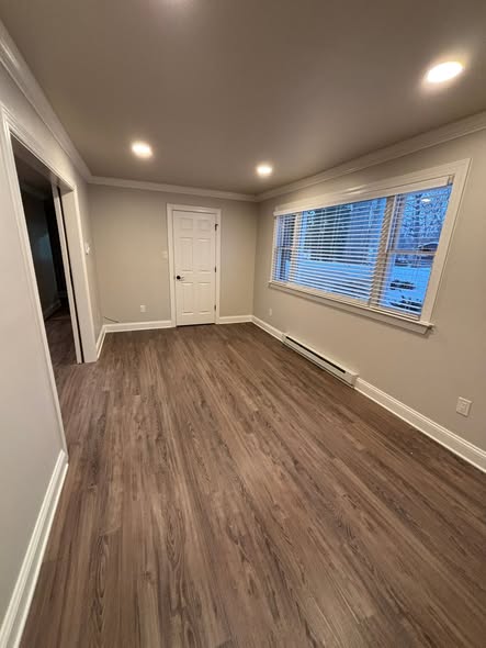 Finished wood floor