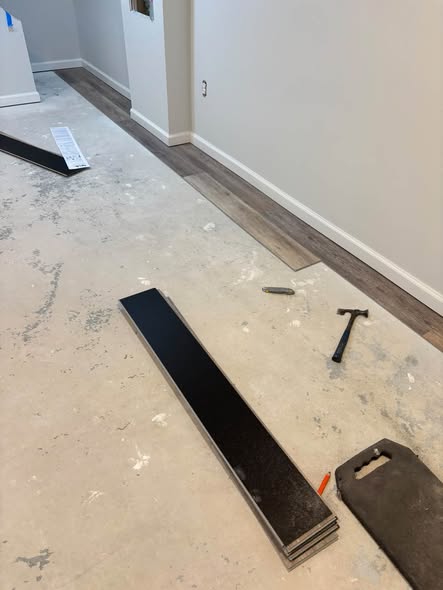 Floor in progress